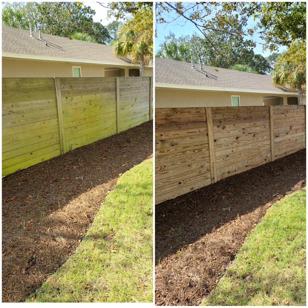 House fence soft wash fort walton beach fl