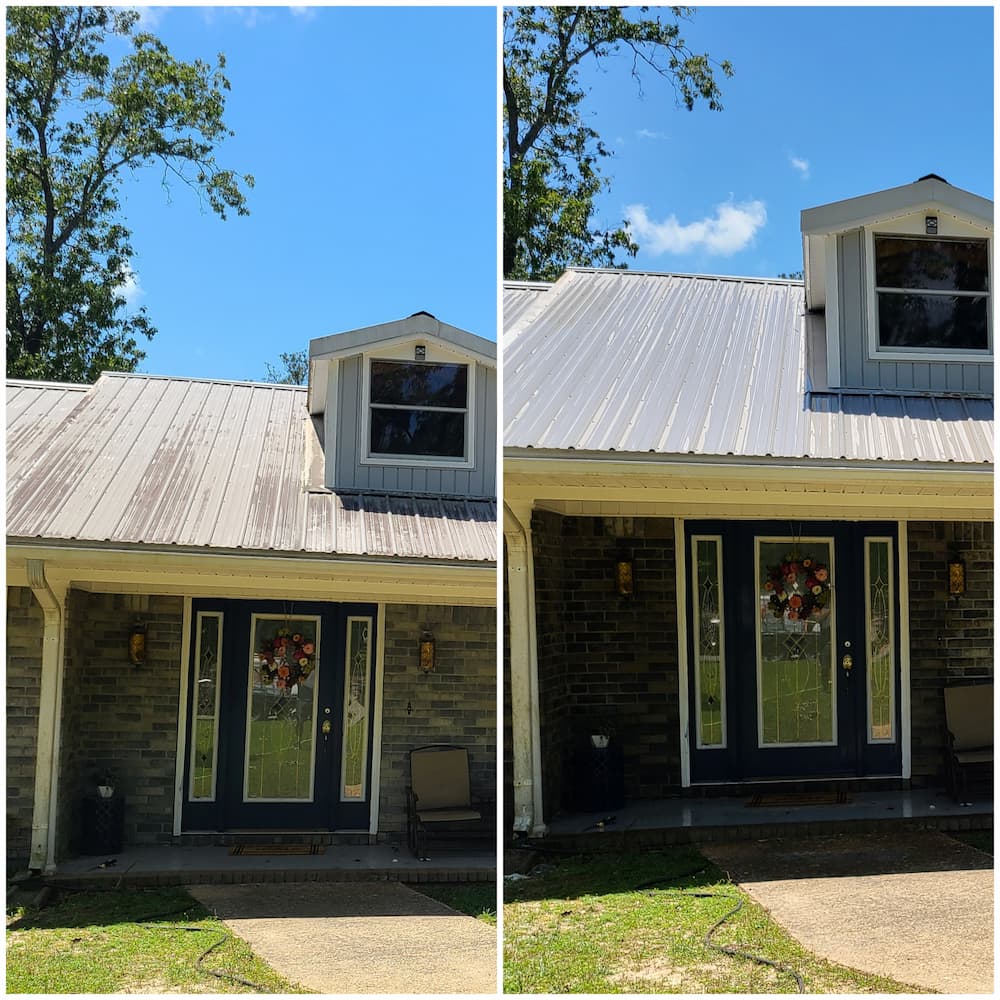 Metal roof wash crestview fl