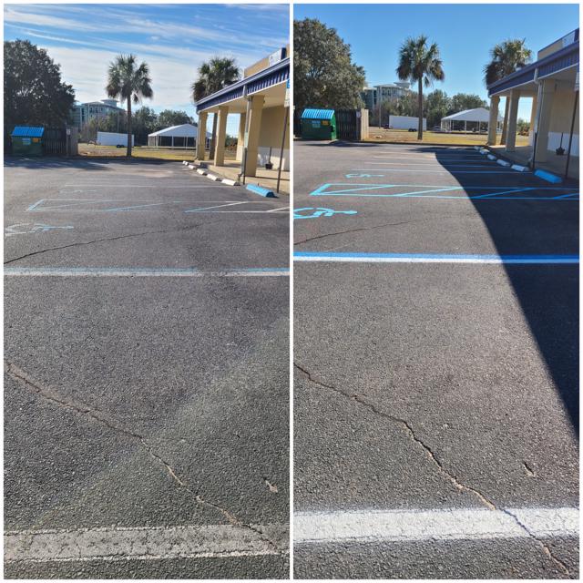 Parking lot striping navarre fl