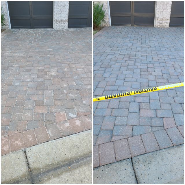 Roof wash house wash paver driveway sealing destin fl