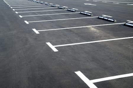 Parking lot cleaning